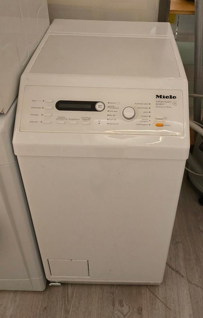 Miele Wasmachine Bovenlader Miele W695 F SoftCare System, Ophalen, Gebruikt, Nvt, Wit