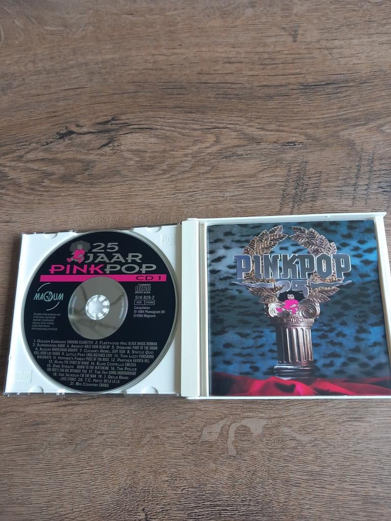 25 jaar pinkpop dubbel cd nieuwst ophalen., Ophalen, Zo goed als nieuw