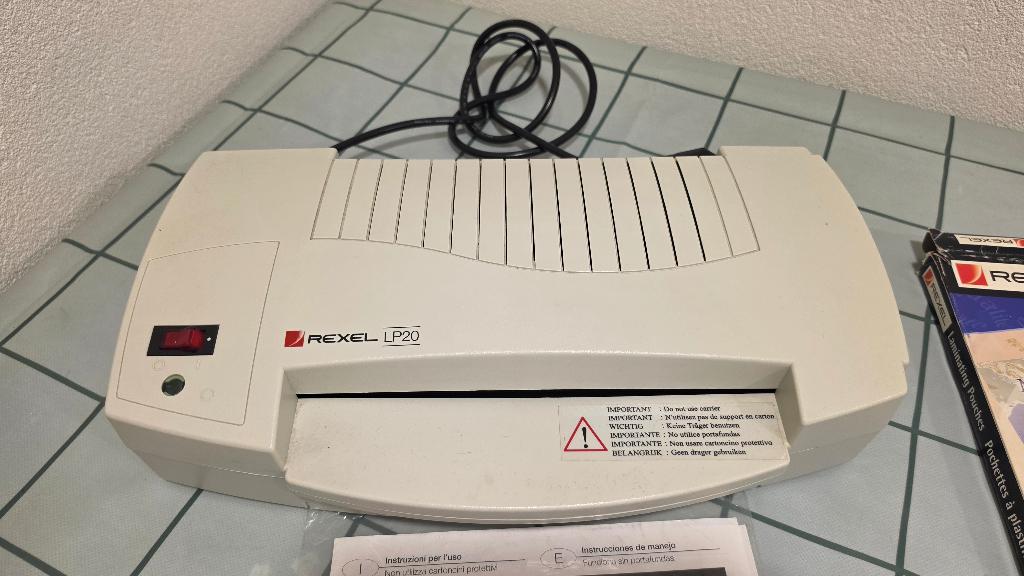 Rexel LP20 Lamineer machine / lamineerapparaat, Ophalen of Verzenden, Gebruikt