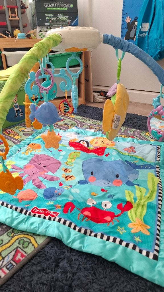 Fisherprice babygym, Ophalen of Verzenden, Gebruikt, Speelset