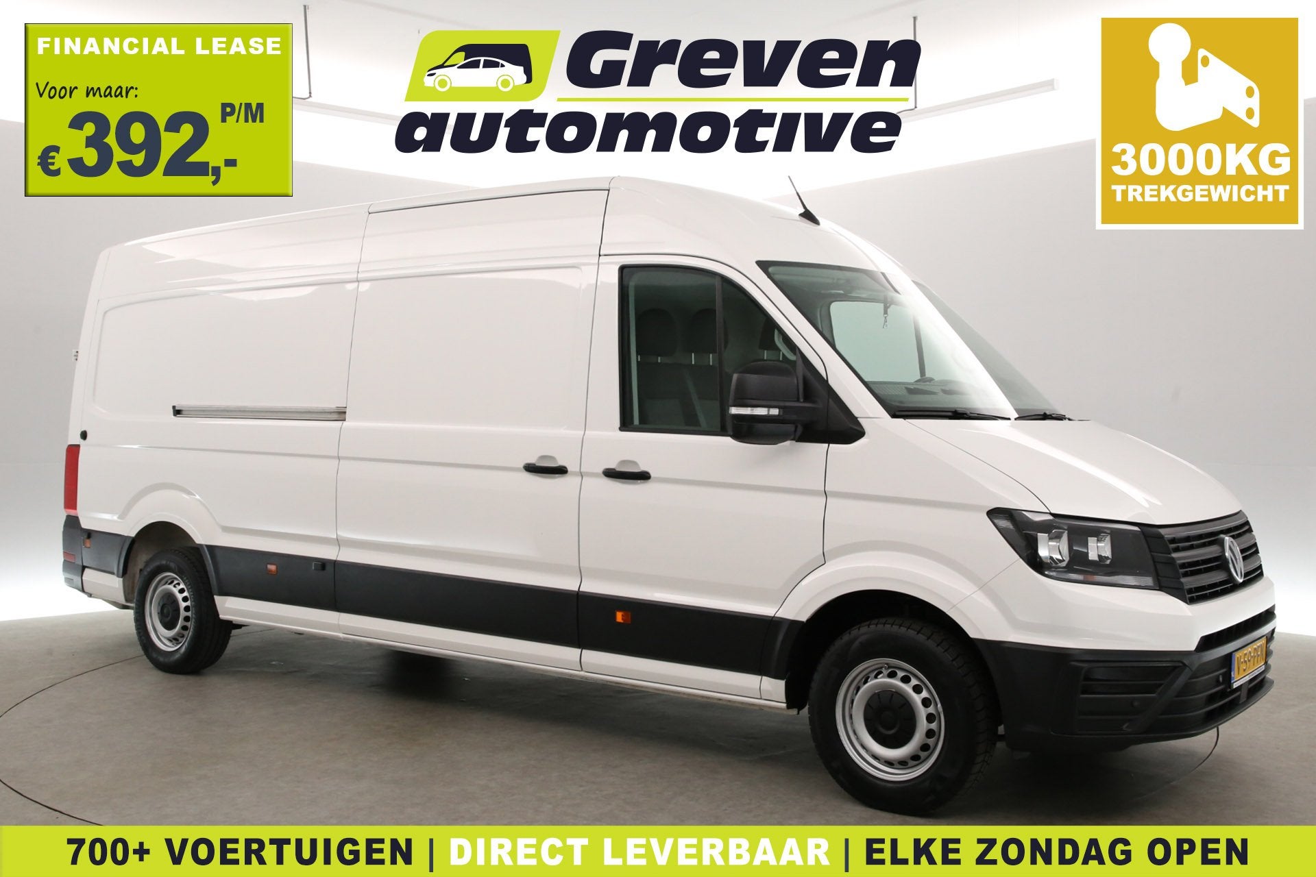 Volkswagen Crafter 2.0 TDI 177PK L4H3 | Automaat | 3000kg Tr, Stof, Euro 6, Volkswagen, 3000 kg