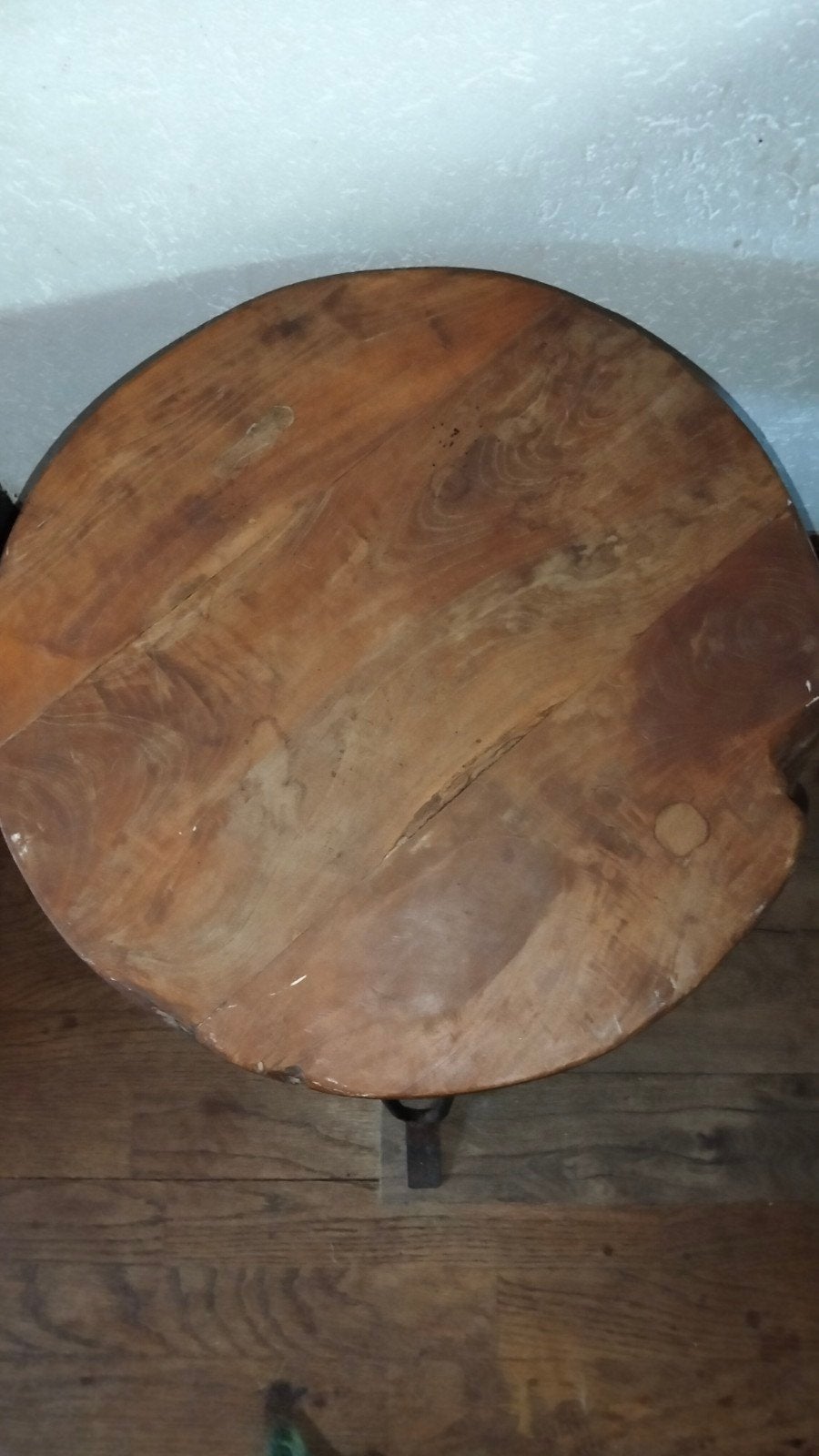 Zware brocante bijzettafel a salontafel tafel, Ophalen
