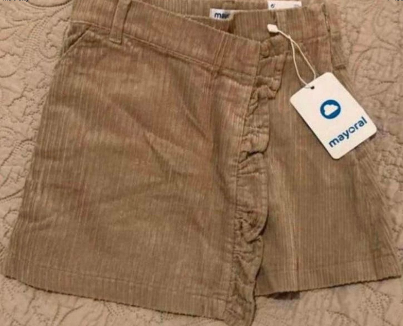 MAYORAL NIEUW CORDUROY ROKJE,verstelbare taille,maat110 mooi, Kinderen en Baby's, Ophalen of Verzenden, Nieuw, Meisje, Jurk of Rok