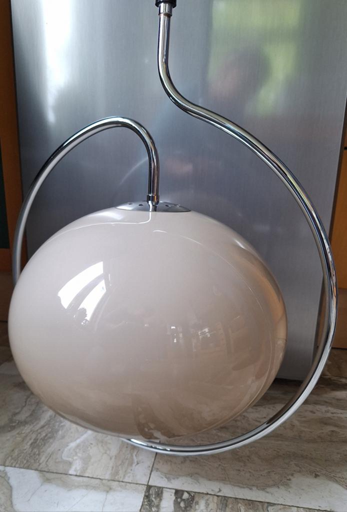 Dijkstra Space Age Mushroom Hanglamp - Vintage Design, Huis en Inrichting, Lampen | Hanglampen, Ophalen, Gebruikt, 50 tot 75 cm