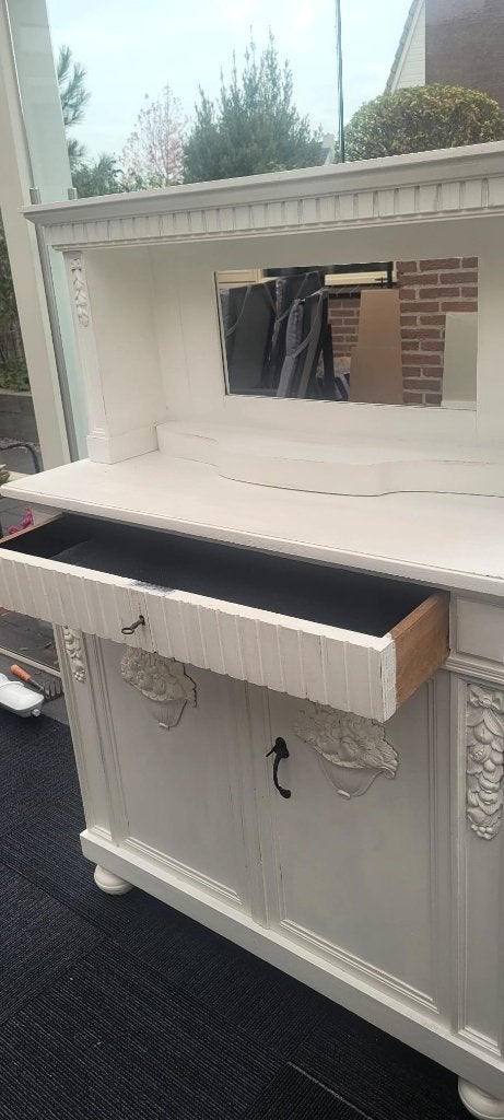 buffetkast, Huis en Inrichting, Ophalen, Gebruikt, 100 tot 150 cm, Eikenhout