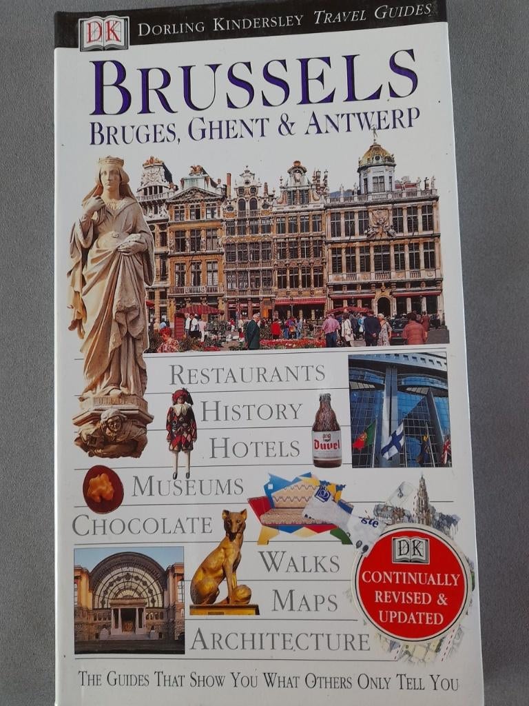 Dorling Kindersley Brussel Gent Engelse versie van Capitool, Boeken, Reisgidsen, Zo goed als nieuw, Reisgids of -boek, Europa