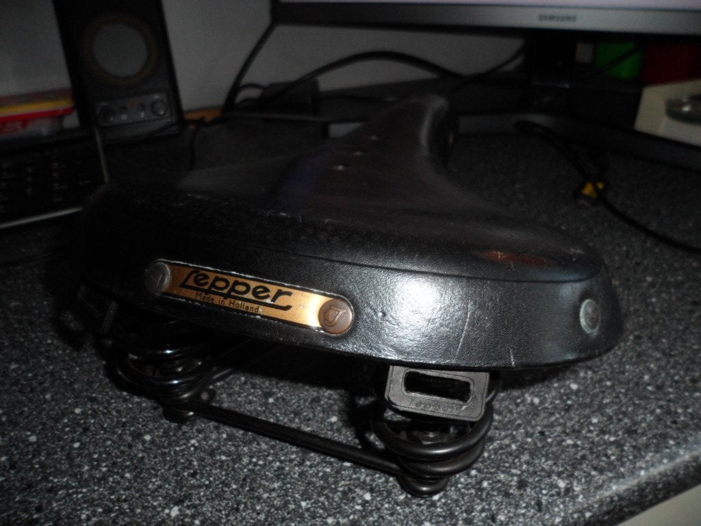 zgan lepper zadel echt leer, Overige merken, Toerfiets, Leer, Ophalen of Verzenden