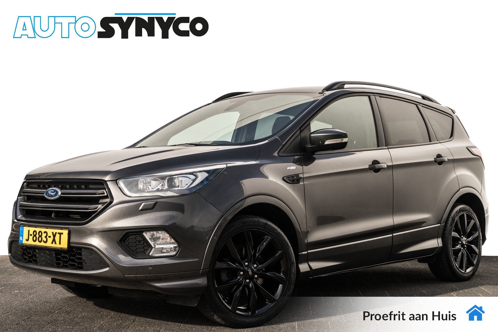 Ford Kuga 1.5 EcoBoost ST Line | Trekhaak | Sony Audio | Win, Auto's, 4 cilinders, Automatische klimaatregeling, Bedrijf, Handgeschakeld