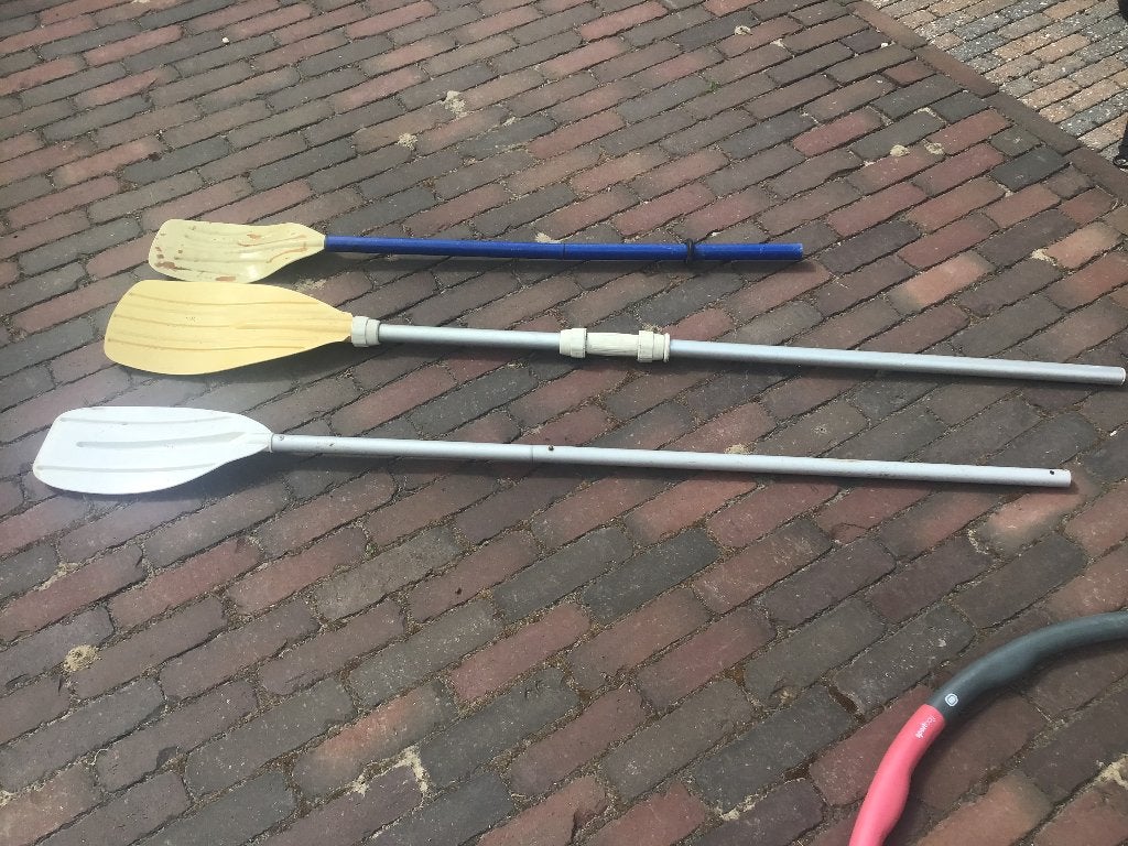Peddels, Ophalen, Gebruikt, Enkelbladige peddel