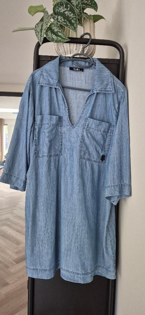 Jurk Ibana, Blauw, Ophalen of Verzenden, Zo goed als nieuw, Maat 34 (XS) of kleiner