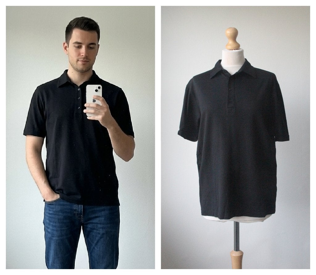 Drykorn - mooie Garry polo zwart - maat M, Drykorn, Zwart, Zo goed als nieuw, Verzenden