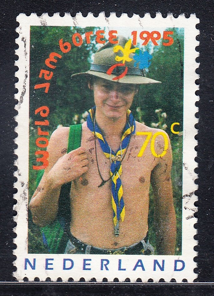 4236 - Nederland nvph 1647 gestempeld Wereldjamboree ,, Postzegels en Munten, Verzenden, Na 1940, Gestempeld