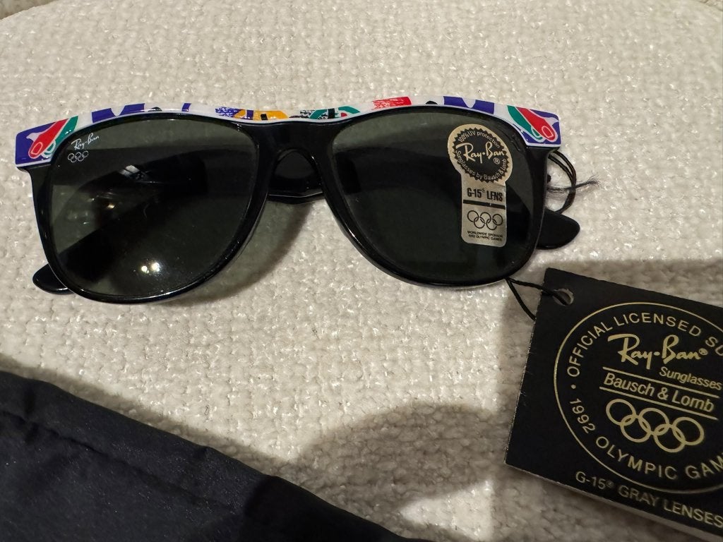 Vintage B&L Ray-ban Wayfarer II Barcelona 1992 zonnebril W15, Sieraden, Tassen en Uiterlijk, Ray-Ban USA, Zonnebril, Overige kleuren