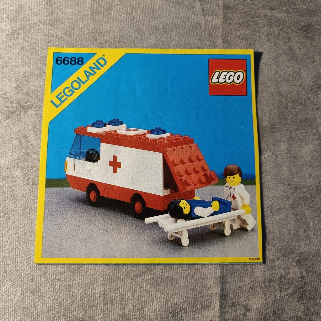 Lego Ambulance Instructie Boek 6688, Gebruikt, Overige thema's, Lego, Overige typen