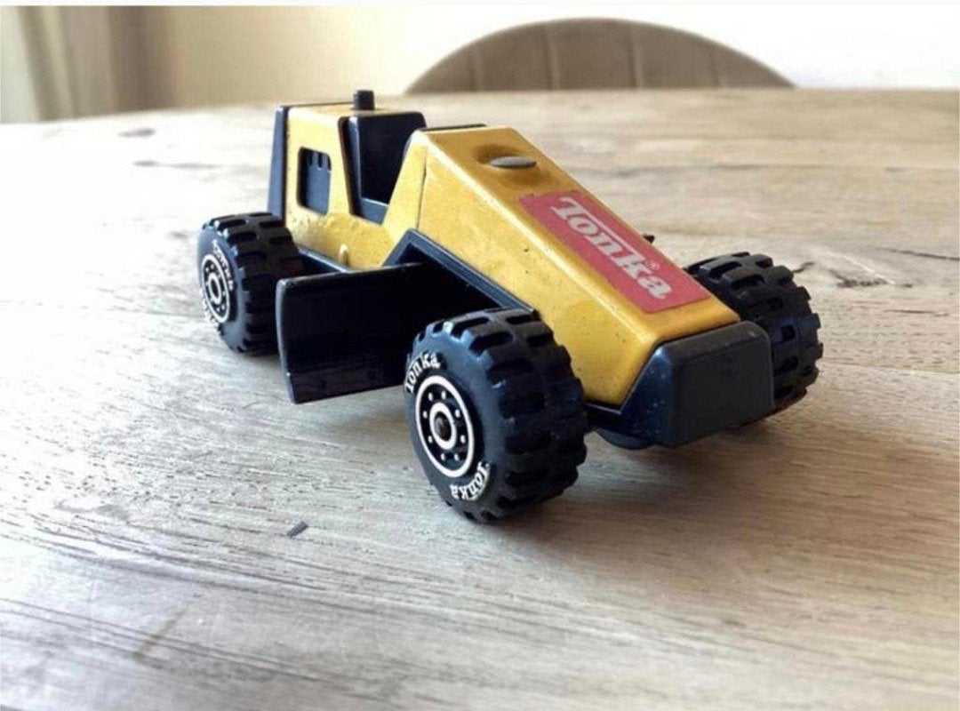 Tonka bulldozer / grader – origineel speelgoed jaren ’70/’80, Ophalen of Verzenden