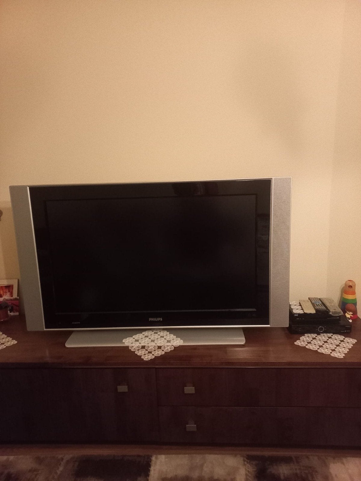 Philips televisie 109 cm kleur grijs, Ophalen, Philips, Gebruikt, 50 Hz