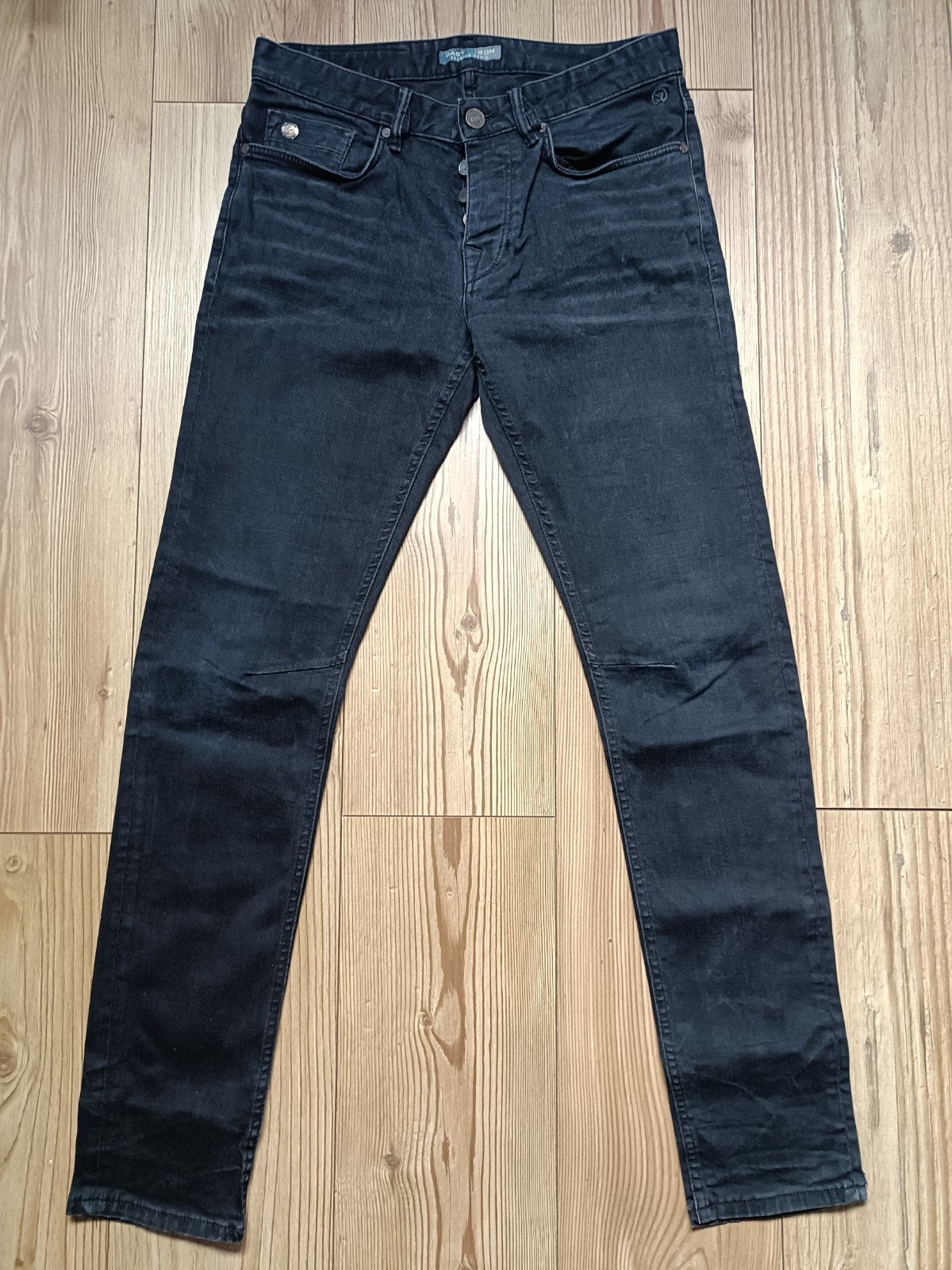 Cast Iron stretch maat 31-34, Ophalen of Verzenden, Zo goed als nieuw, Zwart, W32 (confectie 46) of kleiner