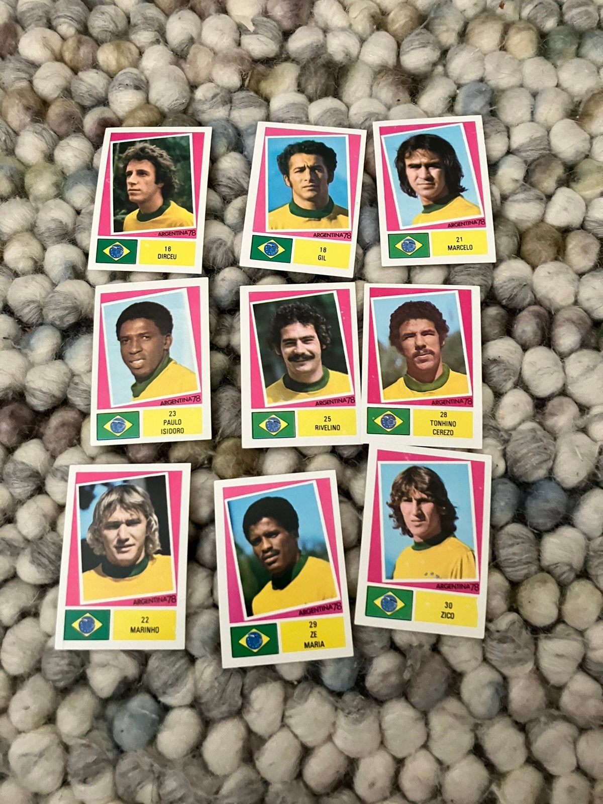 Brazilië panini wk 1978 argentina, Ophalen of Verzenden, Zo goed als nieuw, Buitenlandse clubs, Poster, Plaatje of Sticker