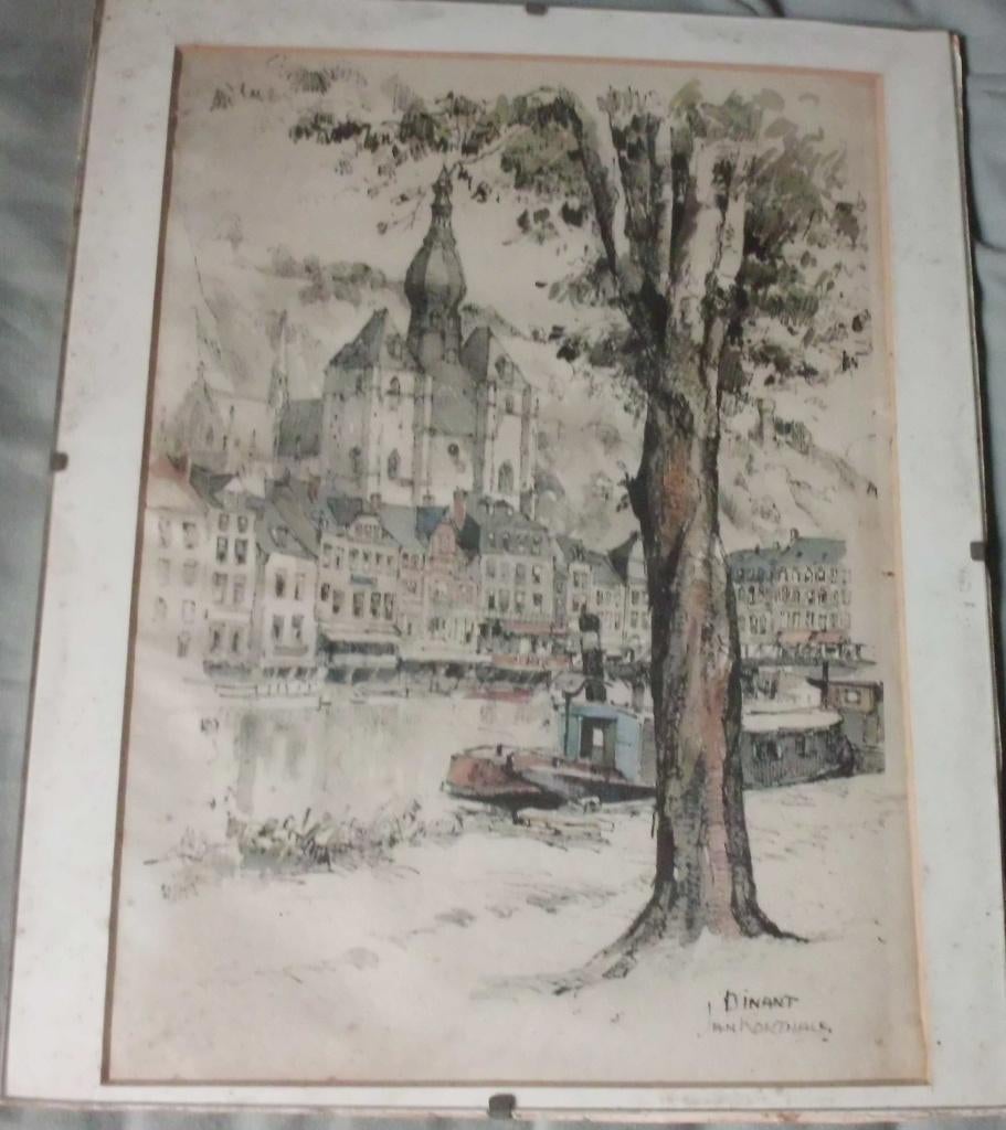 Litho j,Korthals  Dinant ., Ophalen of Verzenden