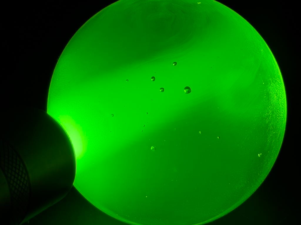 Uranium glass ball, Ophalen of Verzenden