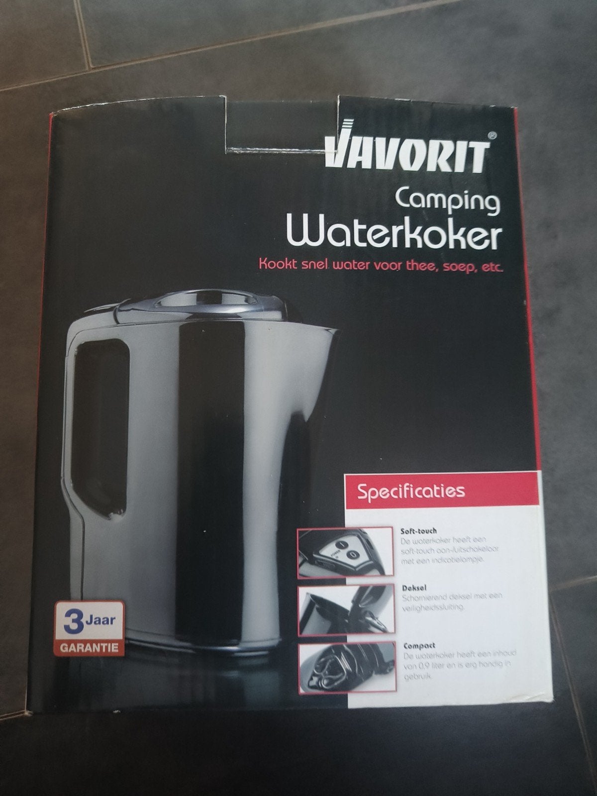 Favorit camping waterkoker nieuw in doos, Witgoed en Apparatuur, Waterkokers, Ophalen of Verzenden, Nieuw