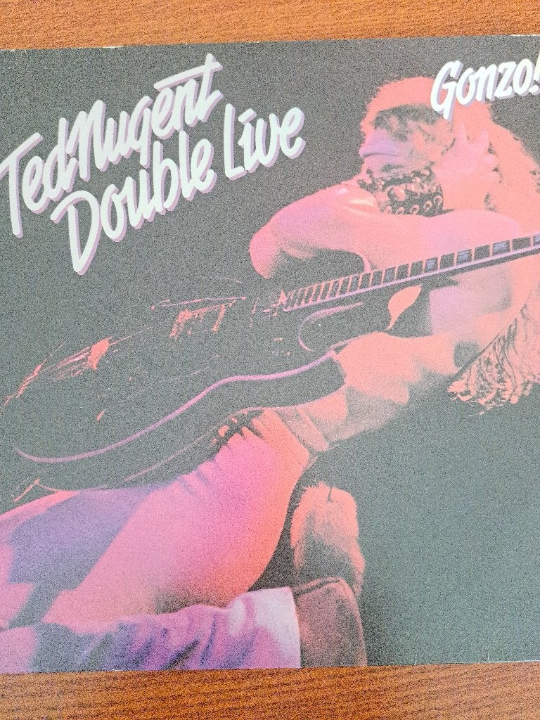 Ted Nugent – Double Live Gonzo! 2LP 1978 Epic, Cd's en Dvd's, Dubbel-LP, Ophalen of Verzenden, Gebruikt