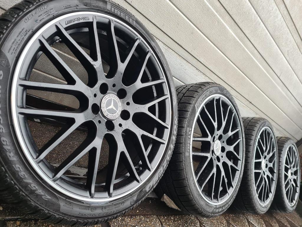 19" Mercedes AMG A35 CLA45 A45 A45s W176 W177 velgen banden, Auto-onderdelen, Banden en Velgen, 19 inch, -, -, Banden en Velgen