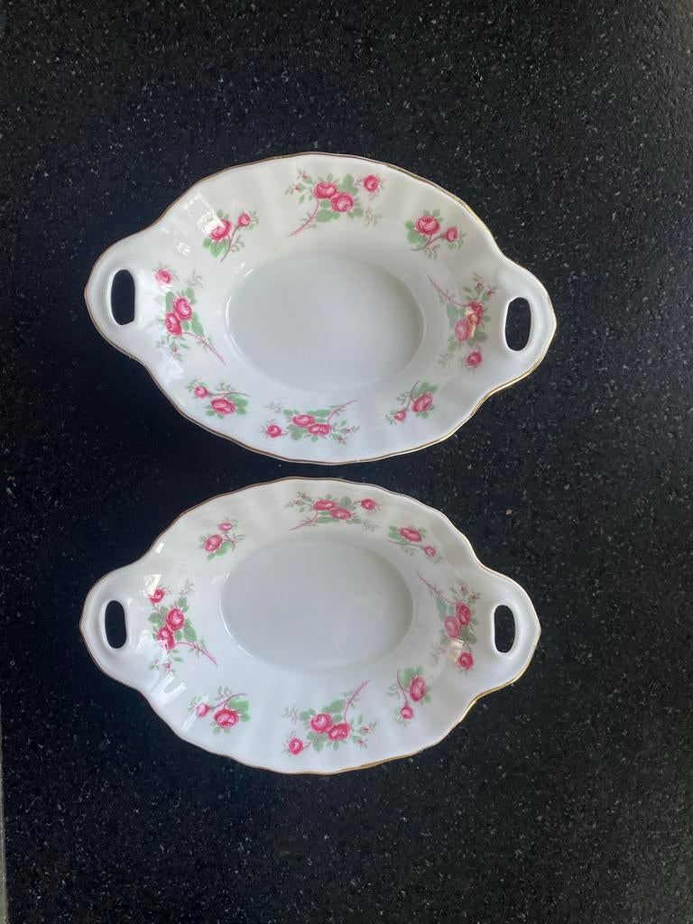 Twee Richmond Rose Time schaaltjes, Ophalen of Verzenden