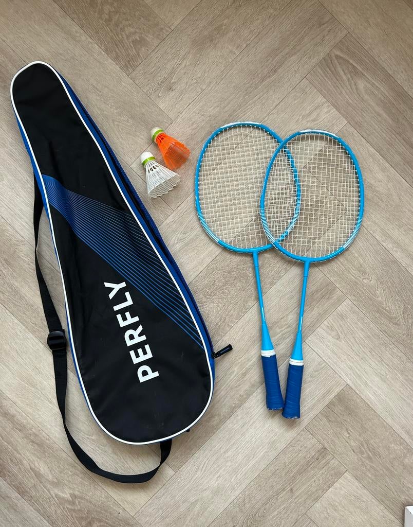 Badminton rackets inclusief tas., Sport en Fitness, Badminton, Ophalen of Verzenden, Gebruikt, Racket(s)