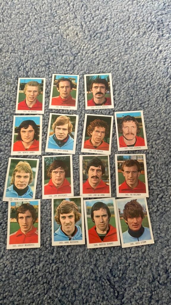 Nac panini vanderhout 1977-1978, Ophalen of Verzenden, Gebruikt, NAC Breda, Poster, Plaatje of Sticker