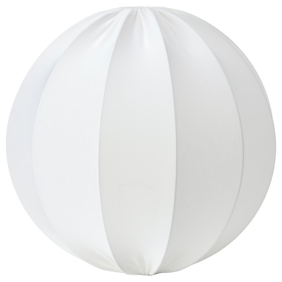 IKEA REGNSKUR Hanglampenkap, rond wit, 50 cm, Ophalen, Gebruikt, Textiel, E27 (groot)