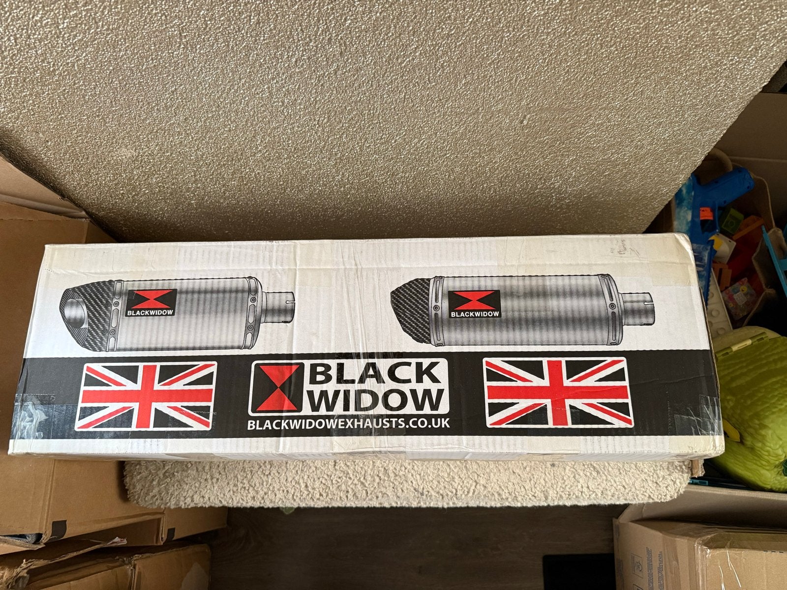 Black Widow Uitlaatdemper - Nieuw in Doos, Ophalen of Verzenden, Nieuw