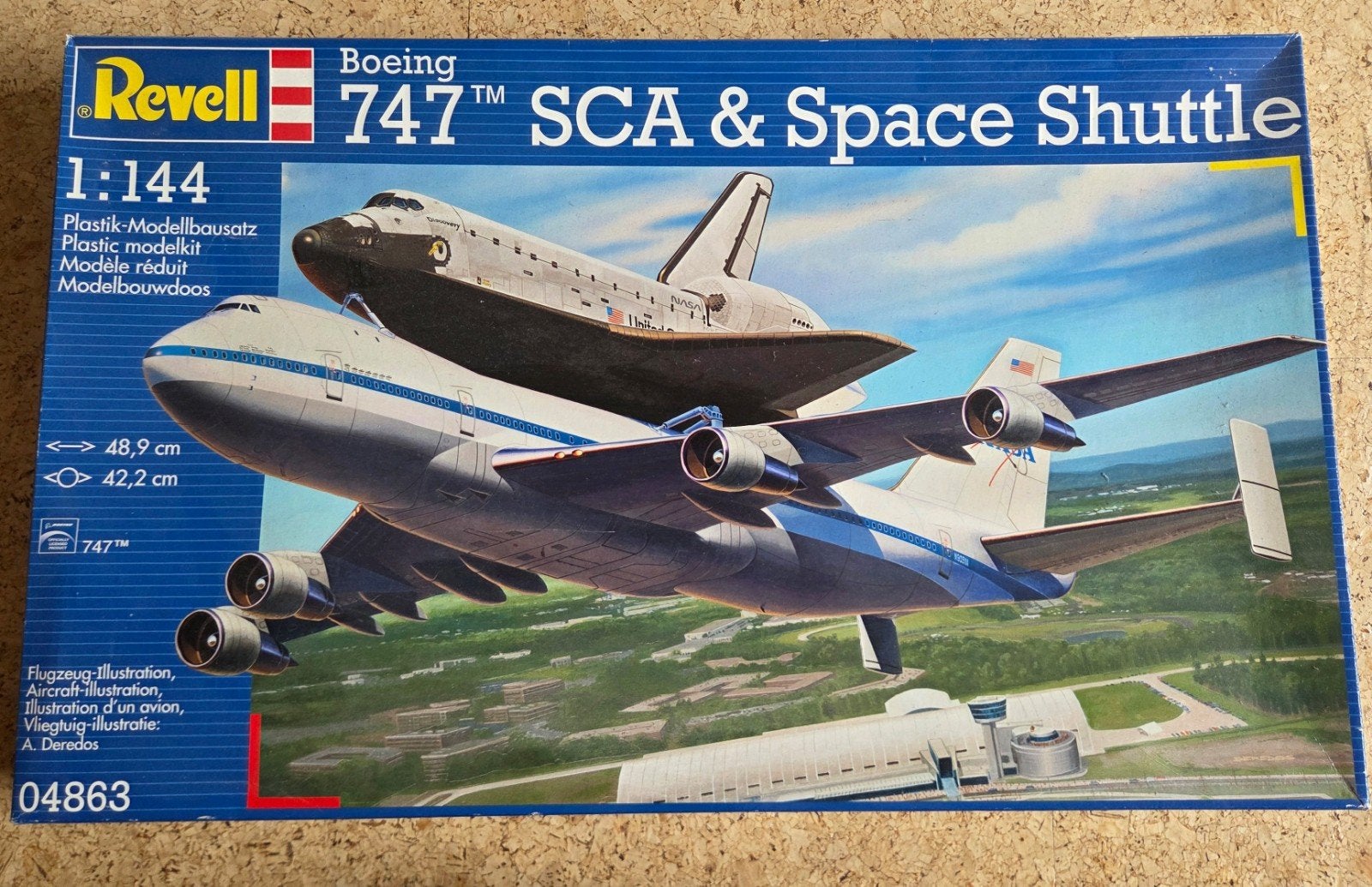 Revell  Boeing 747 SCA & Space Shuttle 1:144 sealed, 1:144 tot 1:200, Revell, Nieuw, Ophalen of Verzenden