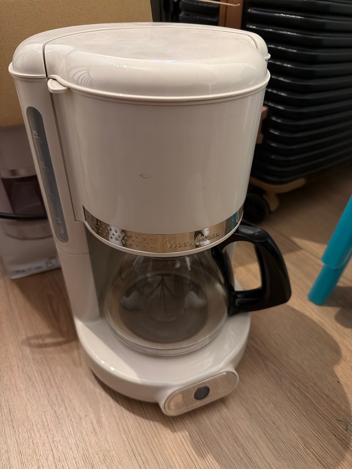 Moulinex filterkoffiezetapparaat - 2 weken gebruikt, Ophalen, Koffiemachine, Gemalen koffie, Zo goed als nieuw