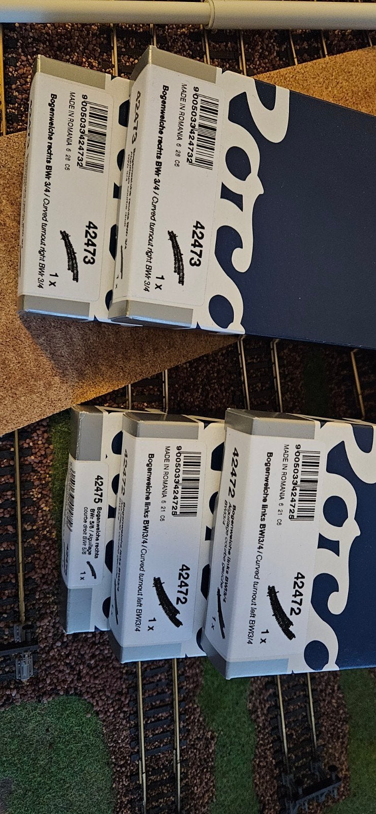 Roco Wissels, Hobby en Vrije tijd, Gelijkstroom, Verzenden, Nieuw, Rails