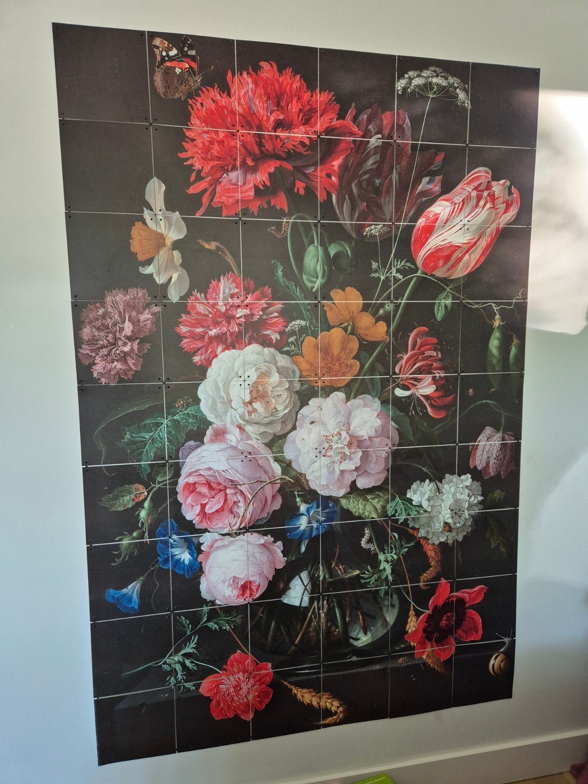 Groot bloemenschilderij IXXI - 180x120 cm, Meerkleurig, Ophalen of Verzenden, Zo goed als nieuw, Wandbord of Wandpaneel