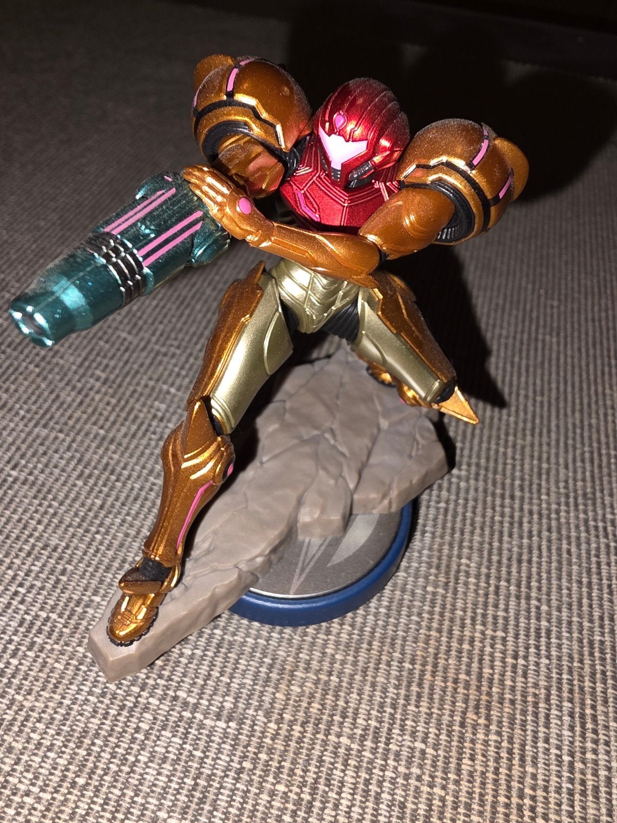 Metroid Prime Samus Aran Amiibo Figuur, Ophalen of Verzenden, Zo goed als nieuw