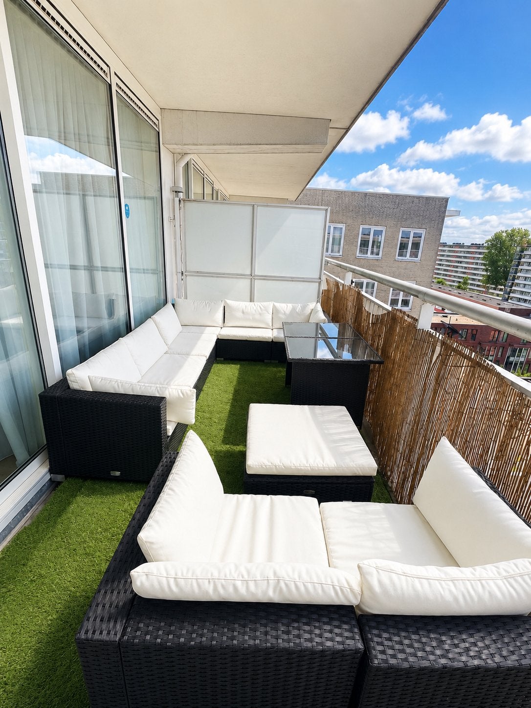 Grote Modulaire Loungeset Tuin Balkon | + Hocker + Tafel, Ophalen, Hocker, Loungeset, Wicker