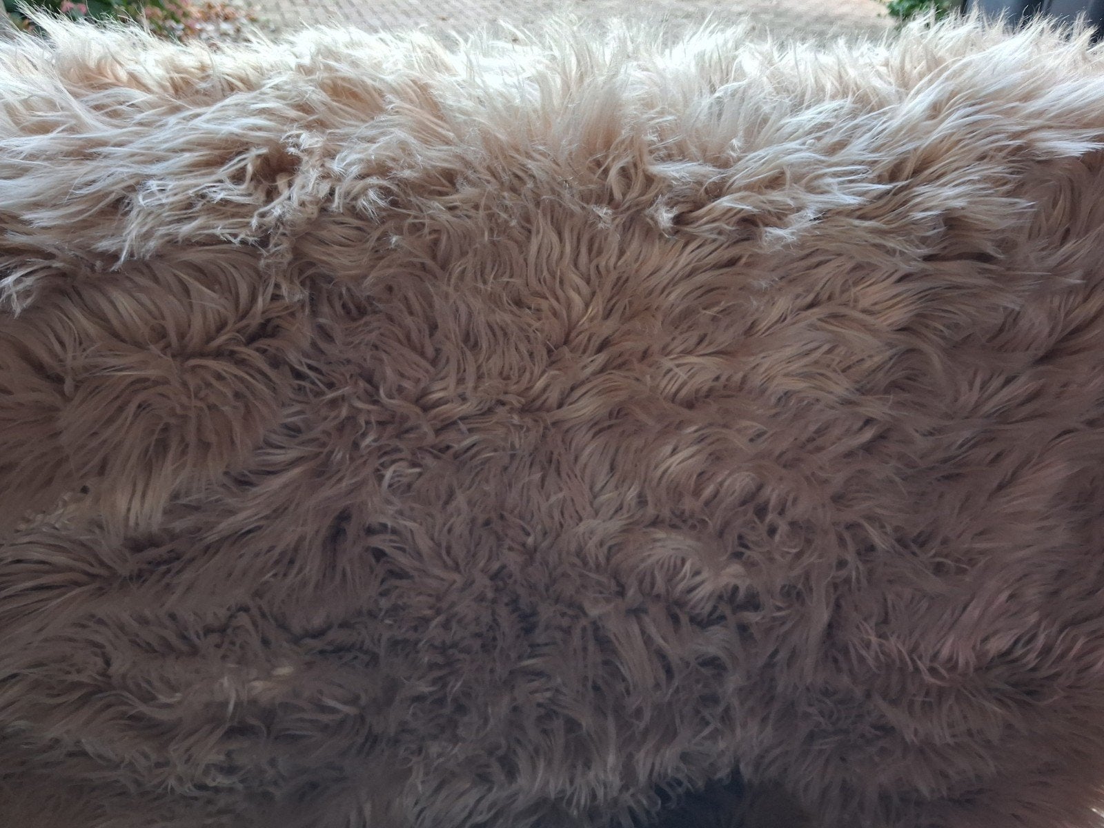 fluffy plaid 200x140, Beige, 200 cm, Ophalen of Verzenden, Plaid