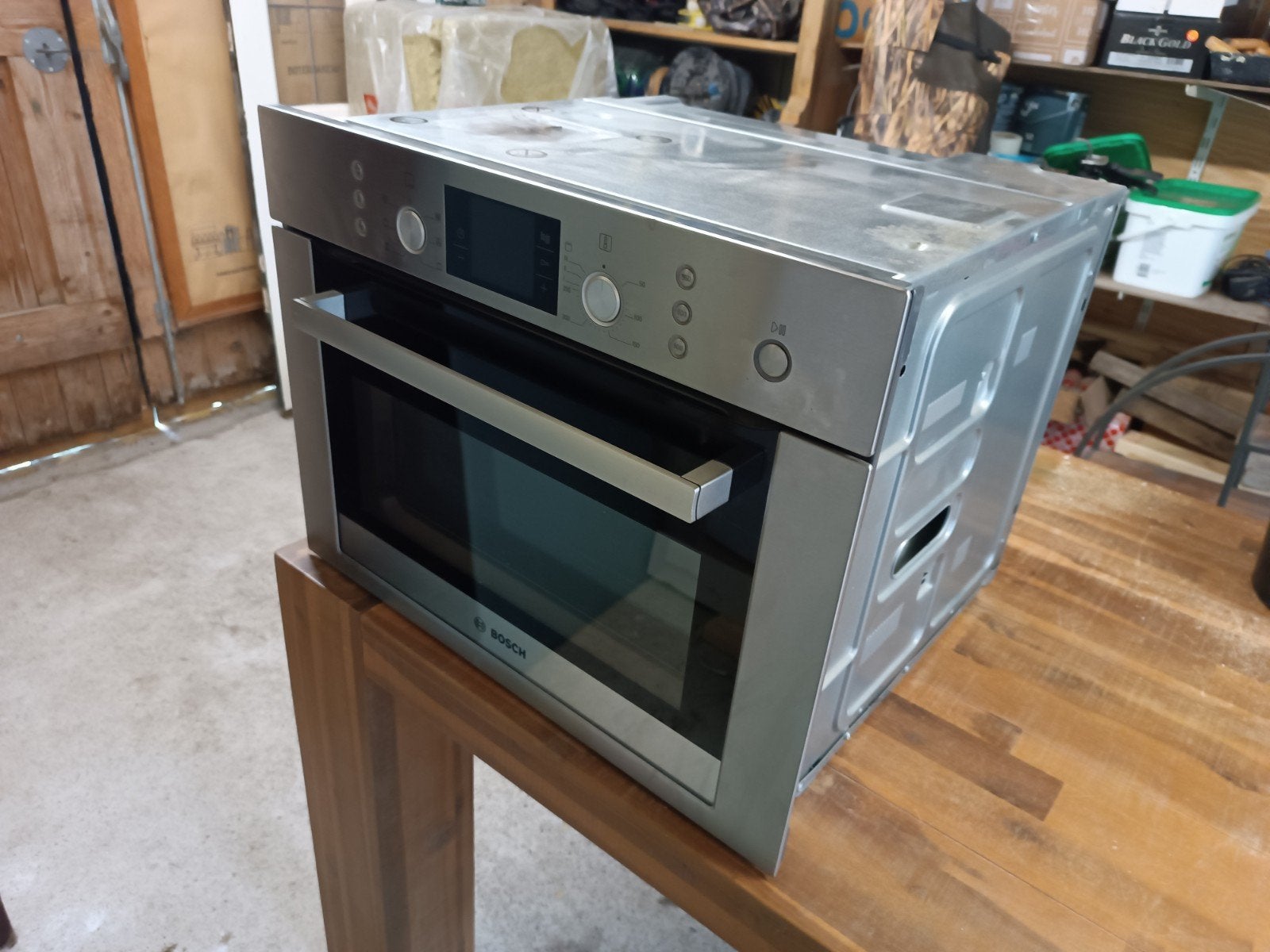 Bosch Inbouw Combi-oven - Zo goed als nieuw, Witgoed en Apparatuur, Ovens, 45 tot 50 cm, 60 cm of meer, Inbouw, Hete lucht