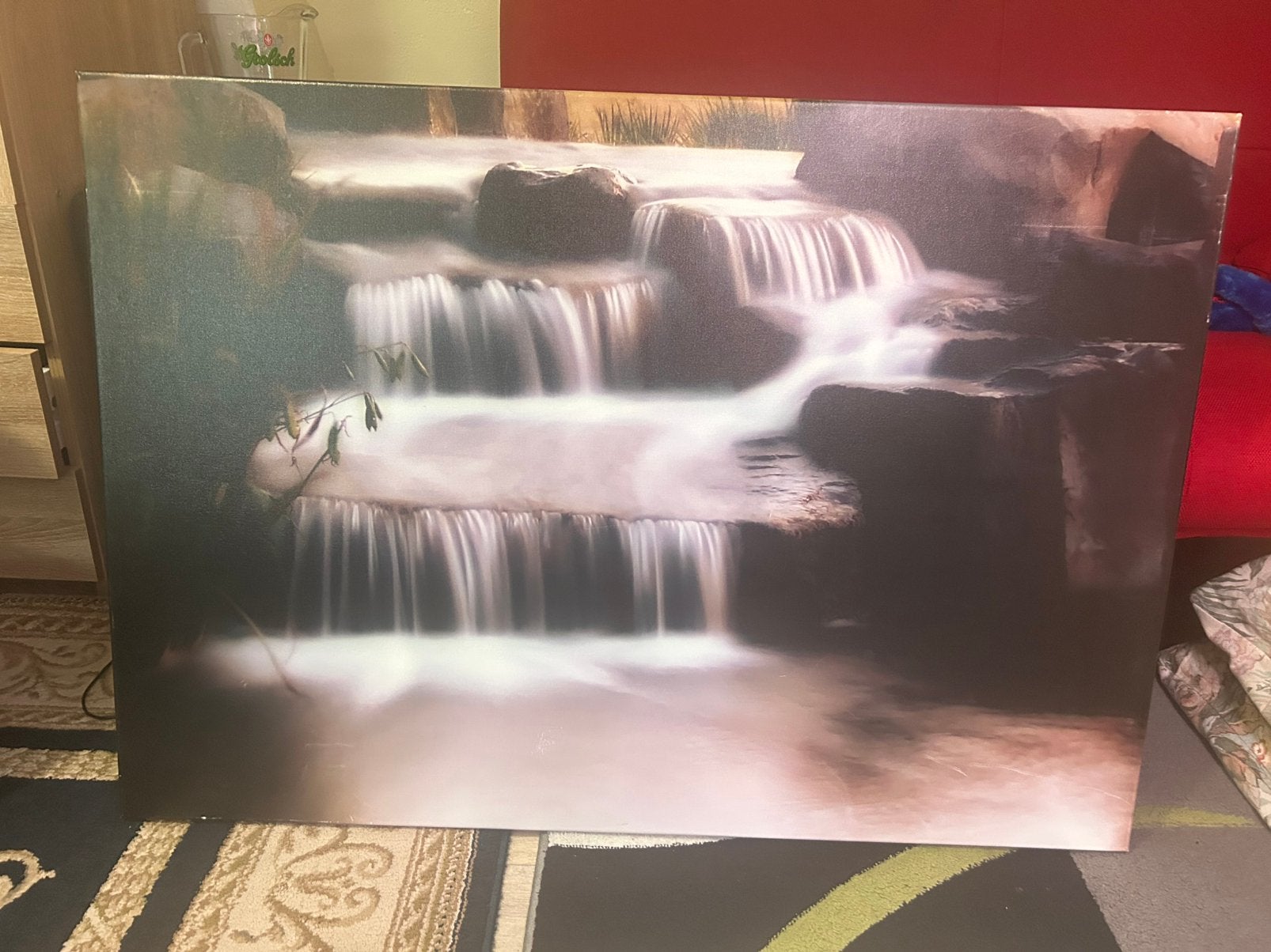 Waterval schilderij, Ophalen, Zo goed als nieuw, Schilderij