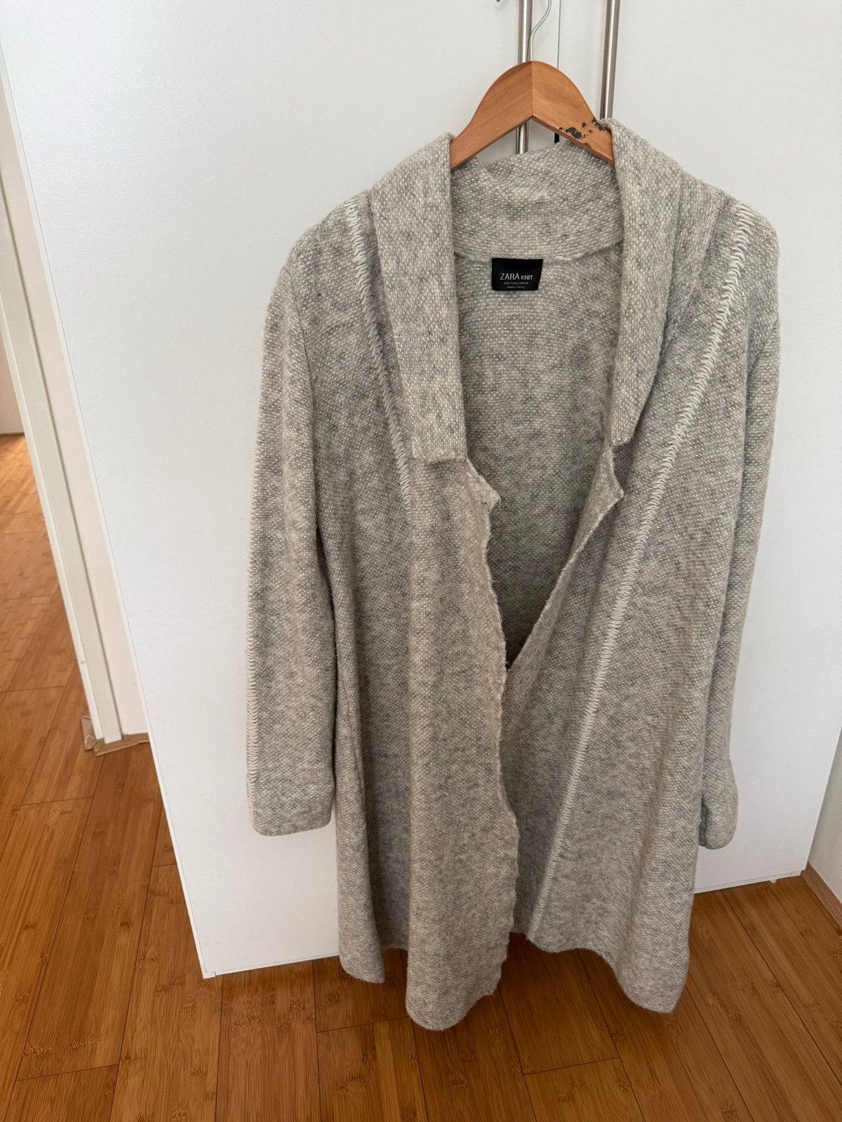 Zara Knit vest/jasje - Maat S, Ophalen of Verzenden, Zo goed als nieuw, Maat 36 (S), Grijs