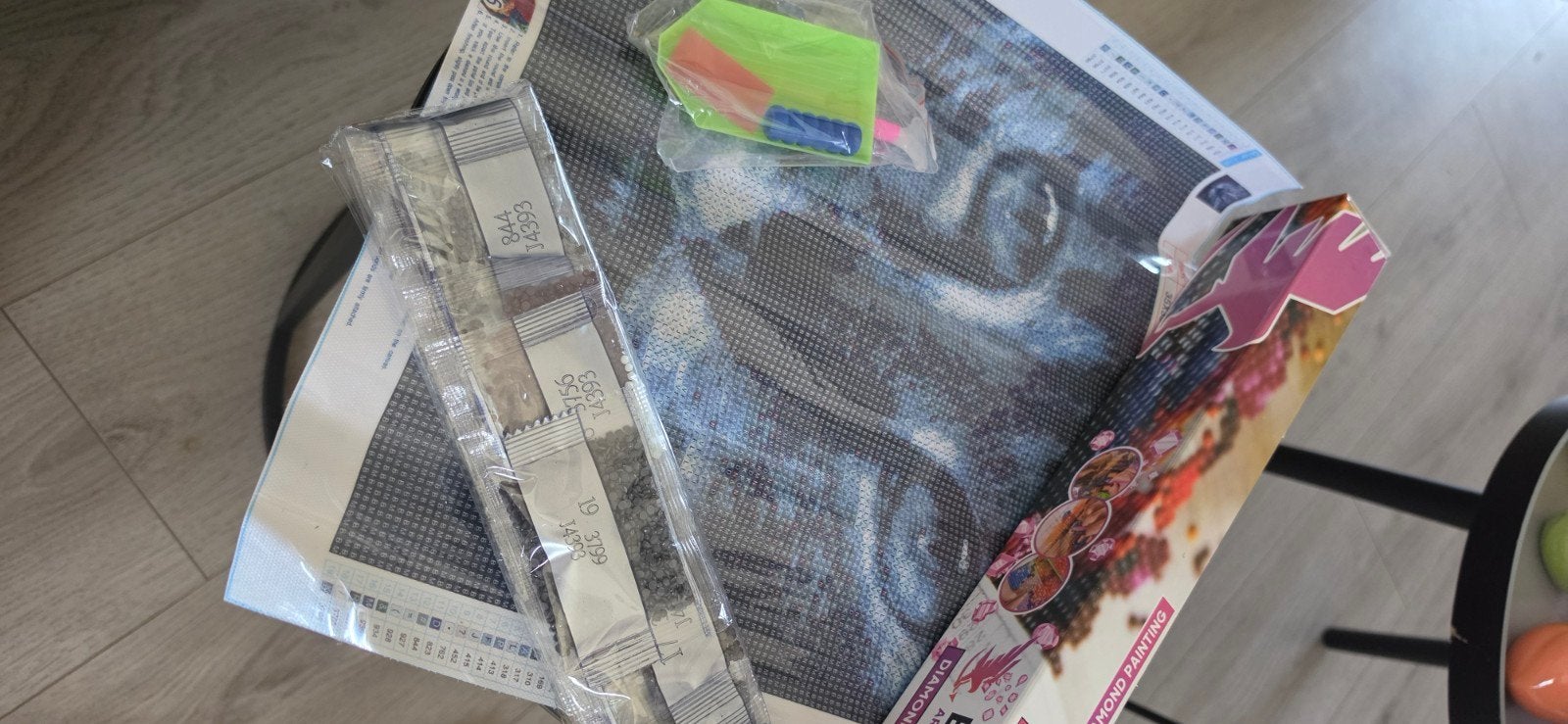 Diamond Painting Set - kat, Ophalen of Verzenden, Nieuw, Knutselwerk, Overige merken