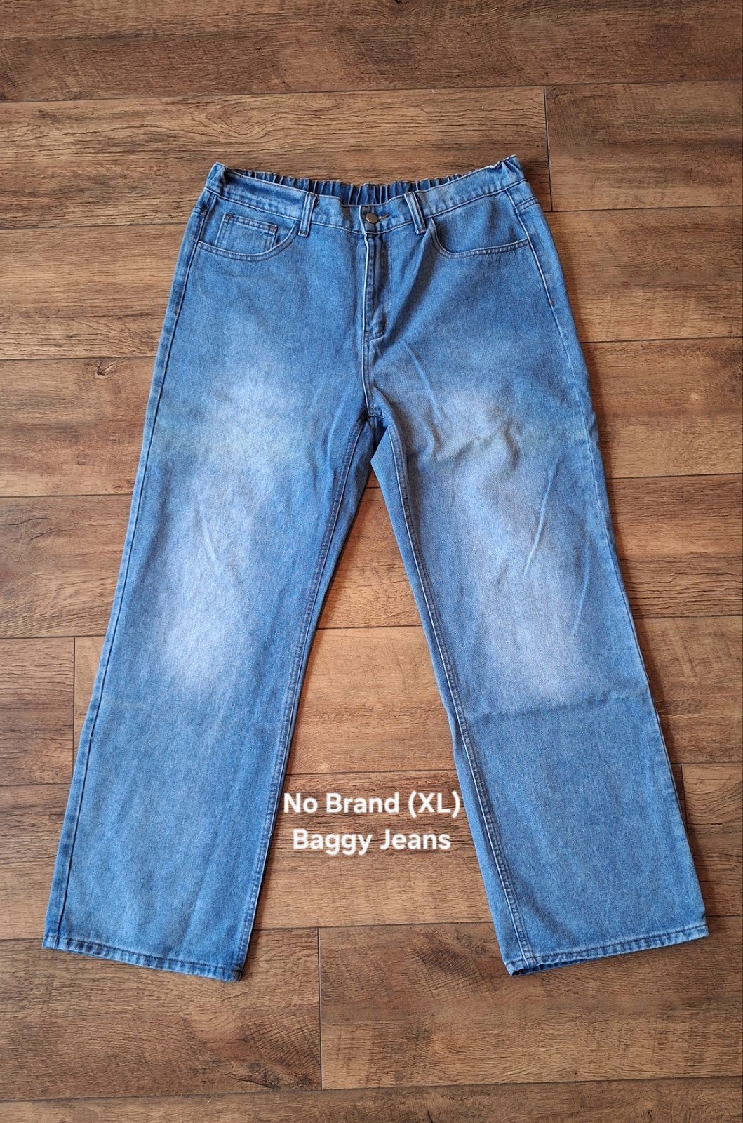 Nieuwe Baggy Jeans (XL) - Lichtblauw, Nieuw, Merkloos, W33 - W34 (confectie 48/50), Verzenden