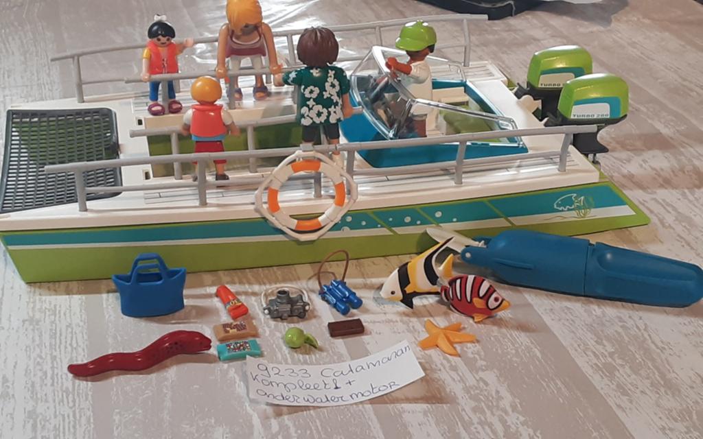 9233 catamaran met glasbodem, Ophalen of Verzenden, Zo goed als nieuw, Complete set