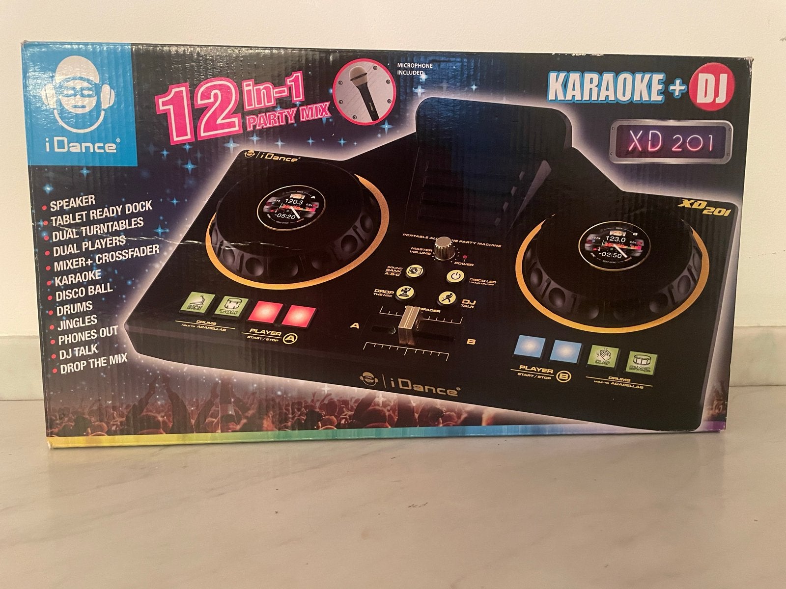 iDance XD201 Karaoke + DJ Party Mixer - Nieuw in doos, Ophalen, Nieuw, Overige typen