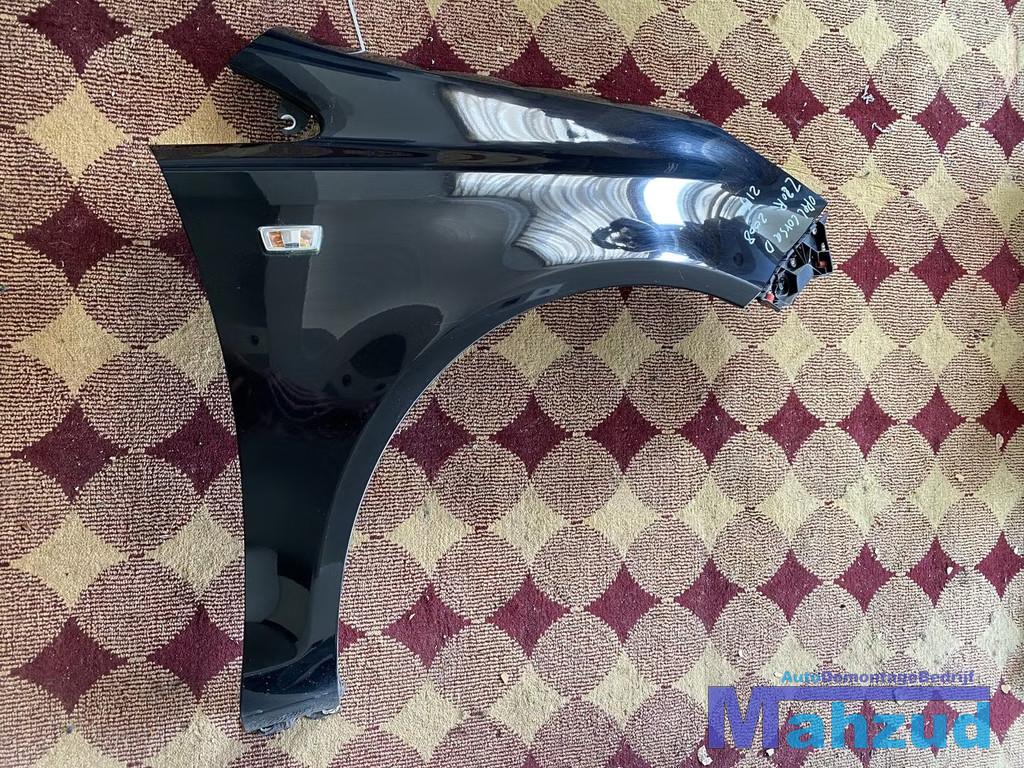 Opel Corsa D rechter voor scherm zijscherm zwart Z20R, Gebruikt, Voor, Opel Automobile GmbH, Ophalen of Verzenden