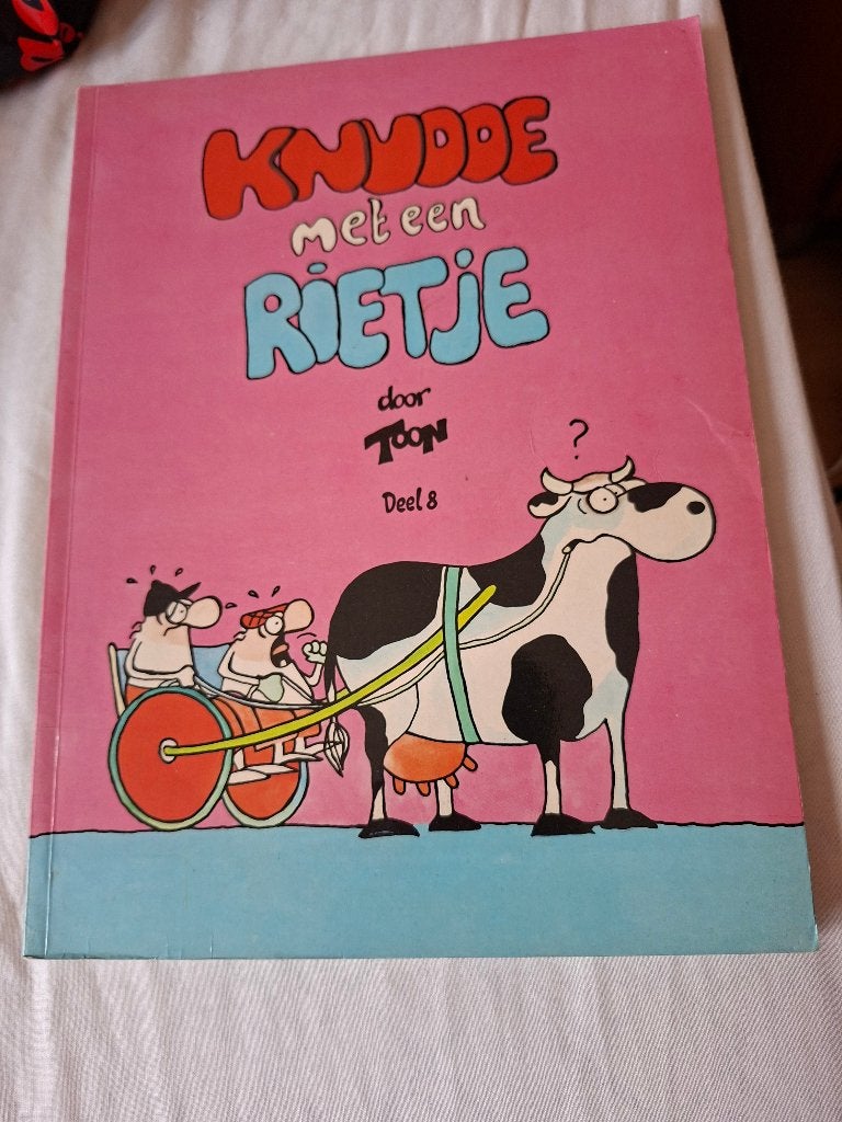 Knudde met een rietje door Toon, deel 8, Eén stripboek, Ophalen of Verzenden