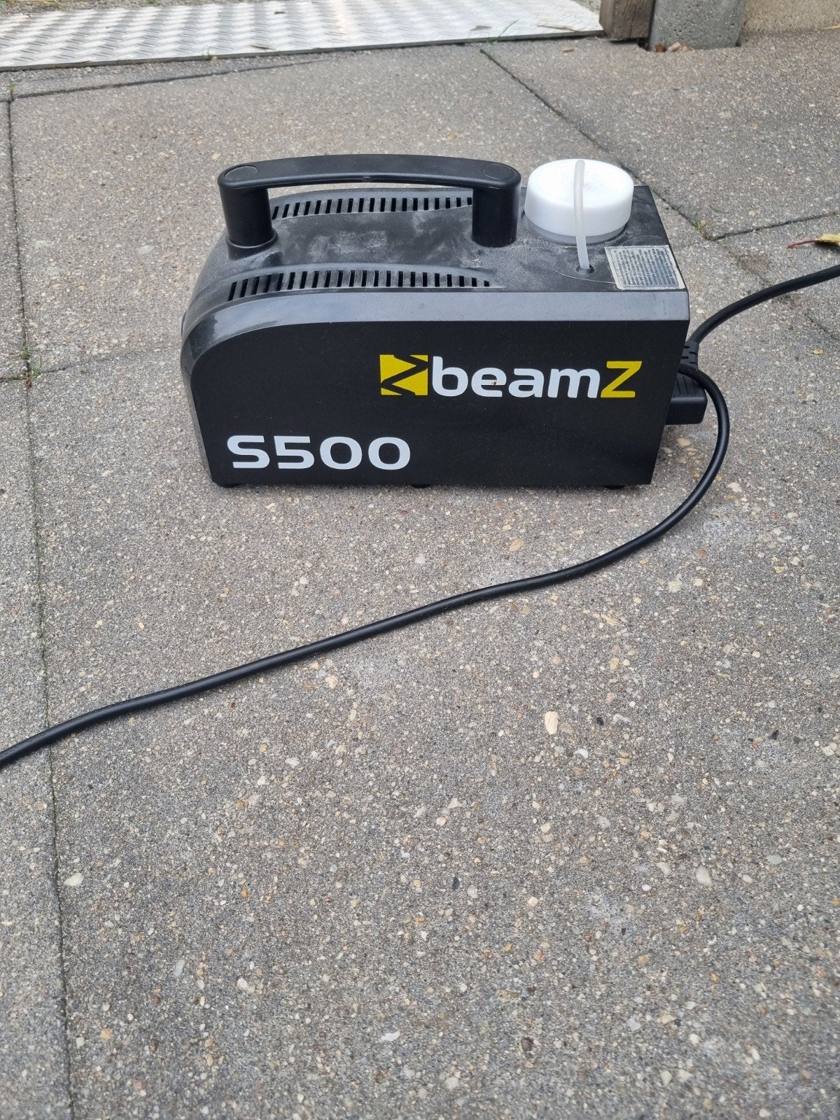 BeamZ S500 Rookmachine inclusief vloeistof, Ophalen of Verzenden, Zo goed als nieuw, Rookmachine