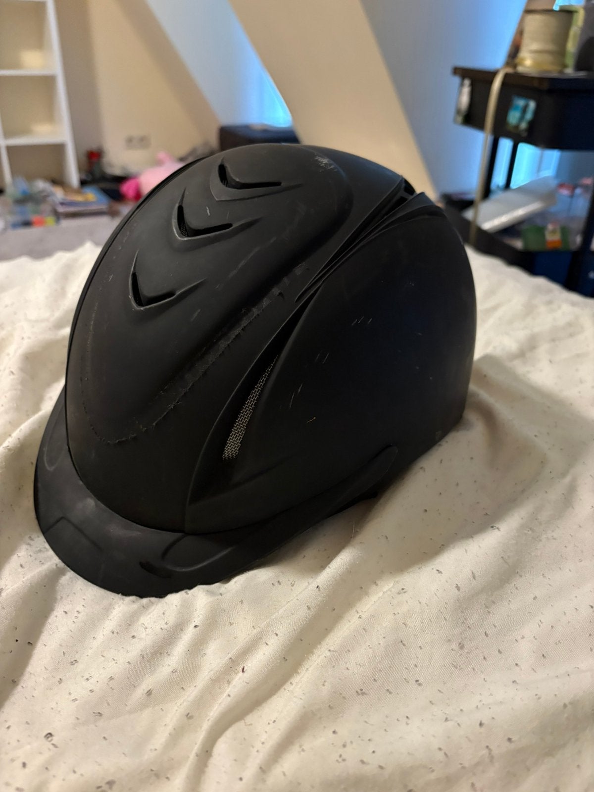 Harry's Horse Paardrijcap / Helm (Mat Zwart) – Maat M/L, Dieren en Toebehoren, Paarden en Pony's | Overige Paardenspullen, Ophalen